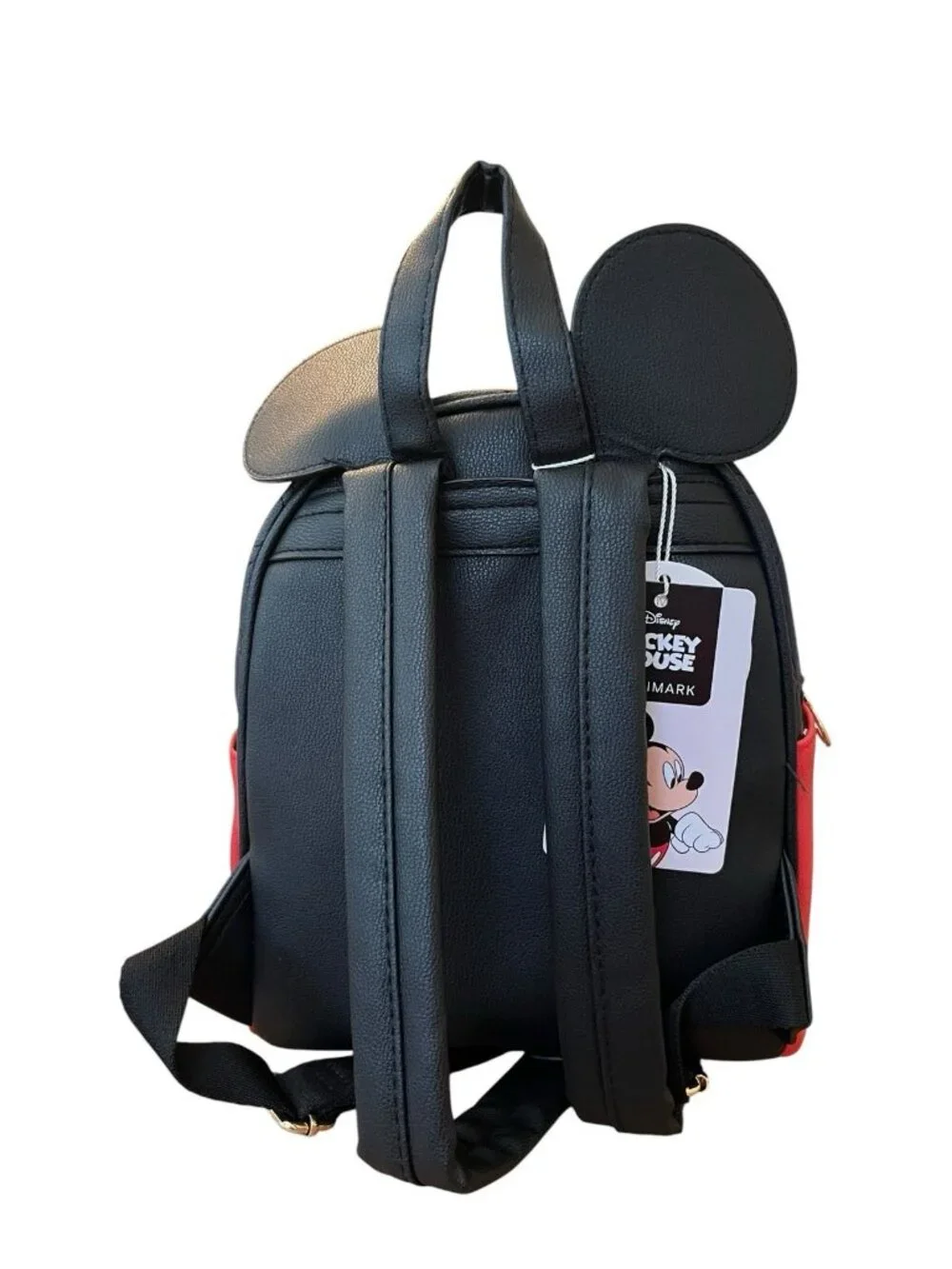 Disney Mickey Mouse Quilted Mini Backpack Cosplay Primark Bag Charms NWT